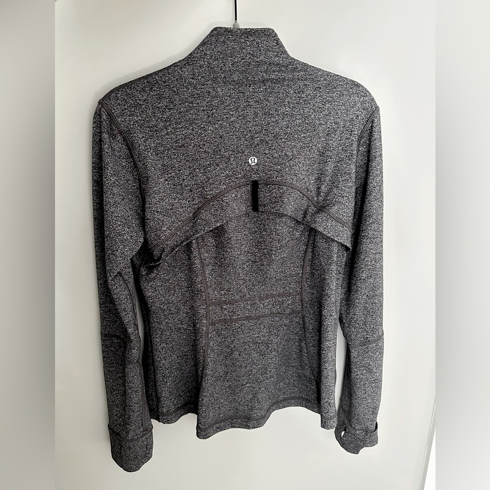 Lululemon Define Jacket *Luon Heathered Black Size:10